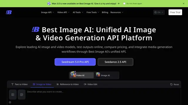 Best Image AI website preview